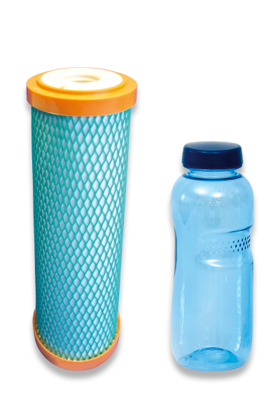 carbonit® Filtereinsatz IFP Ultra mit 0,5 L Trinkflasche aus Tritan™