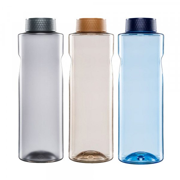 Premium Trinkflaschen frosted grau, rosé, blau
