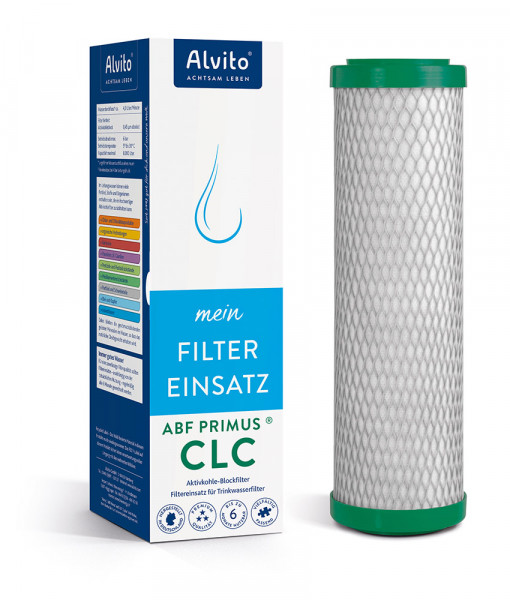 Alvito® Filtereinsatz ABF Primus CLC mit 0,5 L Trinkflasche aus Tritan™