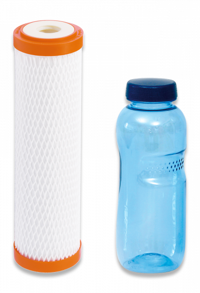 carbonit® Filtereinsatz IFP Puro mit 0,5 L Trinkflasche aus Tritan™