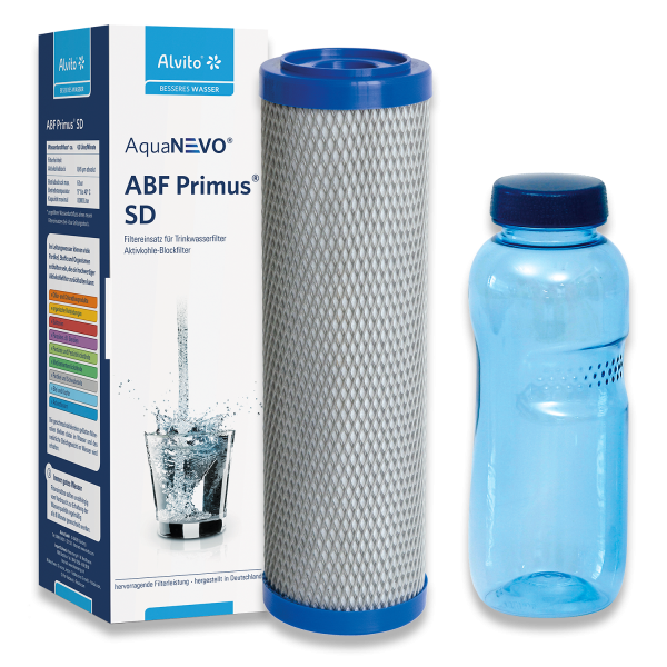 AquaNEVO® ABF Primus® SD Filtereinsatz + gratis Trinkflasche (n)
